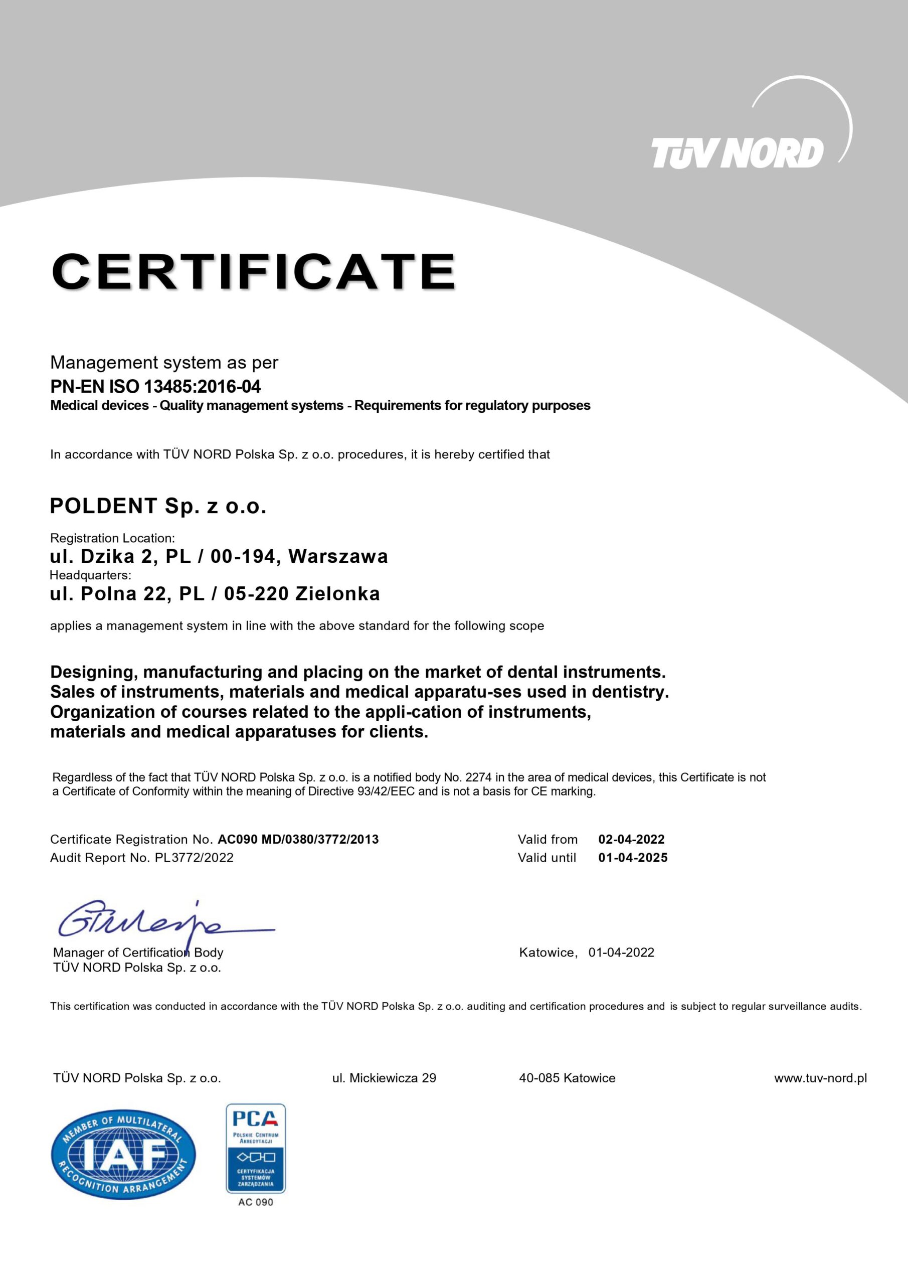 certifikat