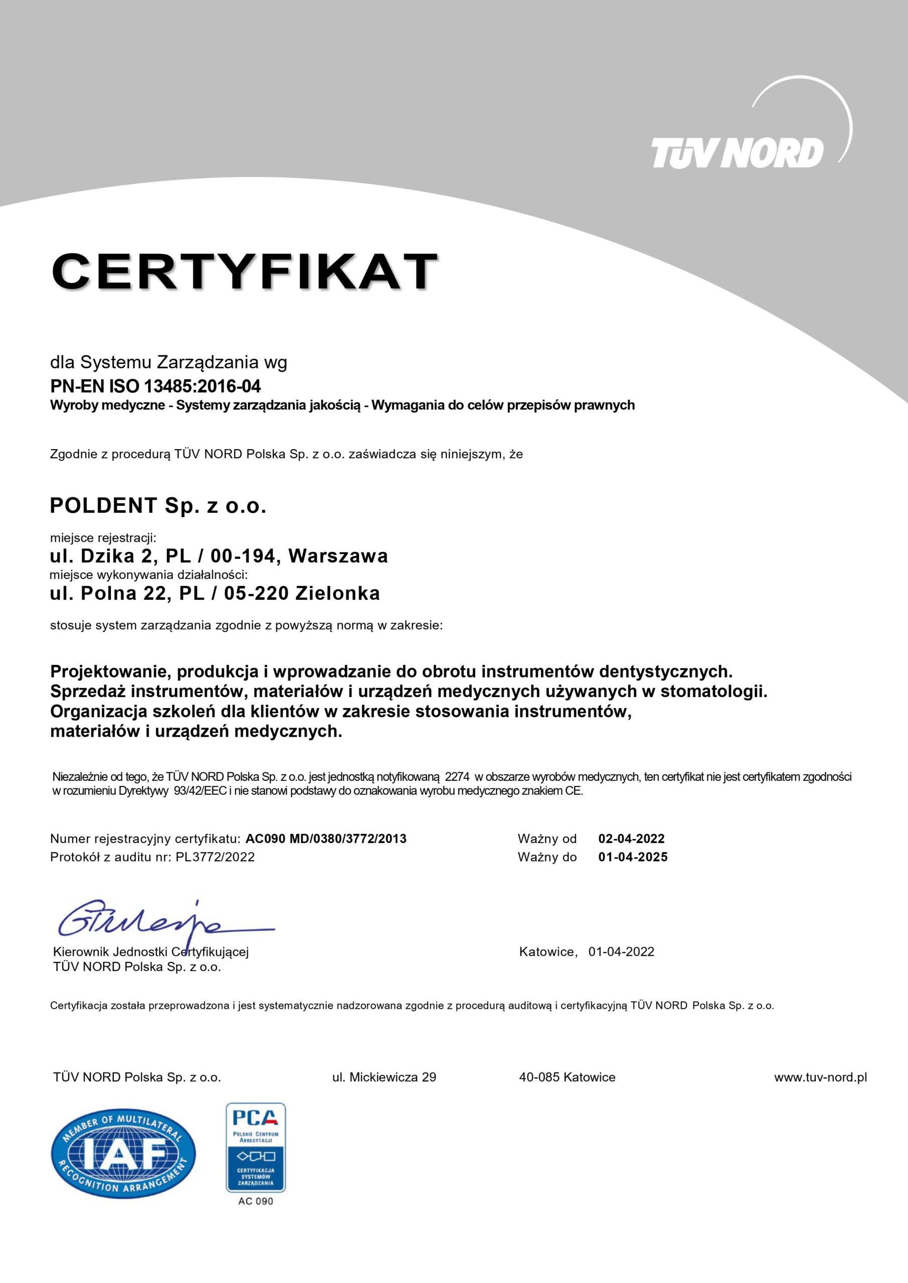 certifikat